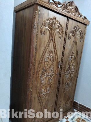 সম্পুর্ন সেগুন কাঠের আলমারি